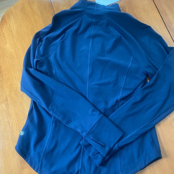 Athleta salutation jacket, navy size large - Picture 4 of 5